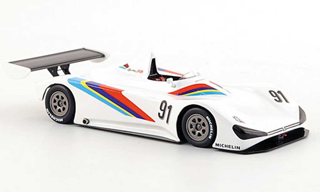 Peugeot 905 1991 1/43 Spark 1991 Spider Cup Prensentation modellino in miniatura