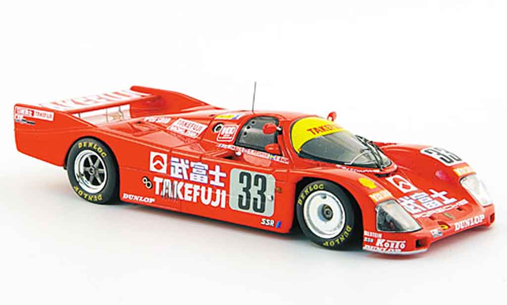 Porsche 962 1988 1/43 Spark 1988 No.33 Zehnter Le Mans modellino in miniatura
