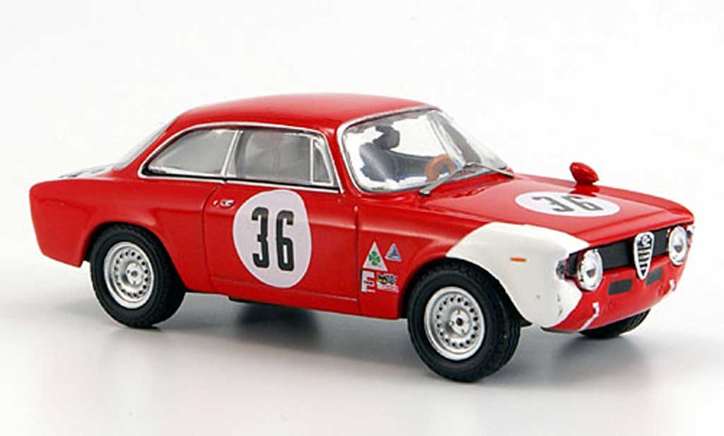 Alfa Romeo Giulia 1600 GTA 1/43 M4 1600 GTA No.36 J.Rindt 4h Sebring 1966 modellino in miniatura