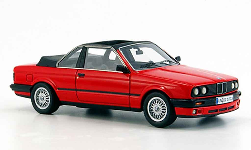 Bmw 325 E30 1/43 Neo E30 i (E 30) Baur Cabriolet rosso 1986 modellino in miniatura