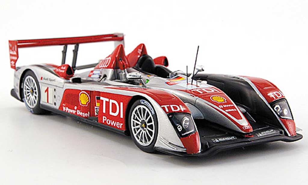 Audi R10 2008 1/43 Spark 2008 TDI No.1Sport 24h Le Mans Biela/ Pirro/ Werner modellino in miniatura