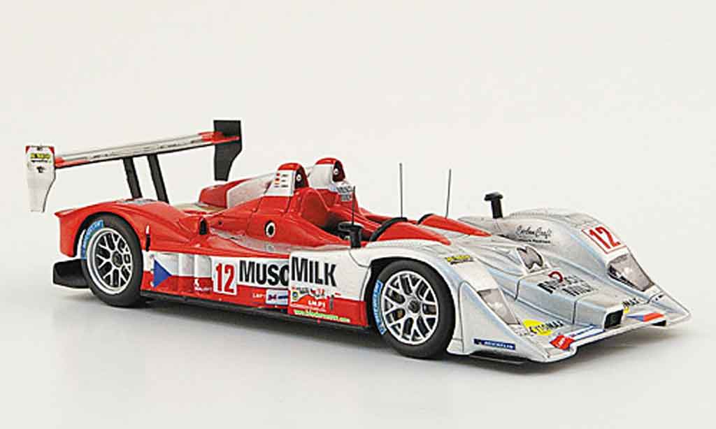 Lola B07 1/43 Spark 17 Judd No.12 Muscle Milk 24h Le Mans 2008 modellino in miniatura