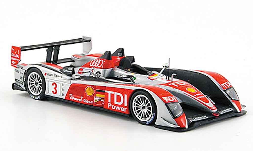 Audi R10 2008 1/43 Minichamps 2008 No.3 Sport 24h Le Mans modellino in miniatura