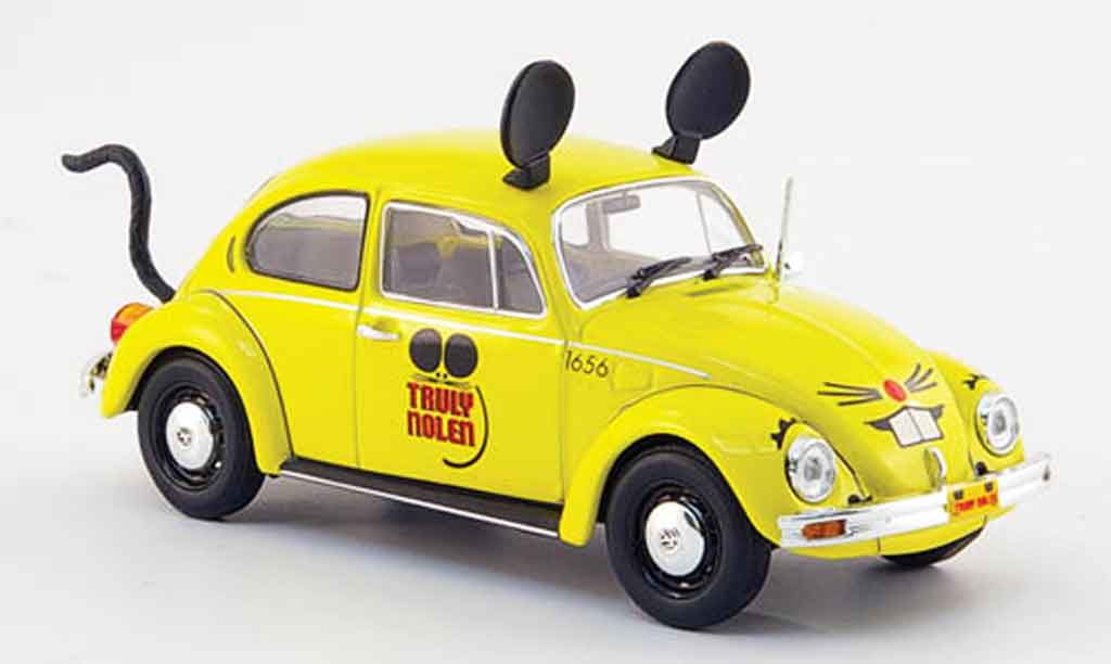 Volkswagen Coccinelle 1/43 Minichamps 1200 giallo truly nolen pest control 1983 modellino in miniatura