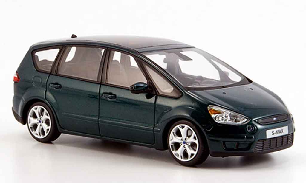 Ford S Max 1/43 Minichamps grun 2006 modellino in miniatura
