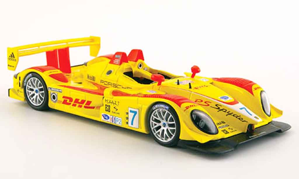 Porsche RS Spyder 1/43 Minichamps Spyder No.7 DHL Sieger 12h Sebring 2008 modellino in miniatura