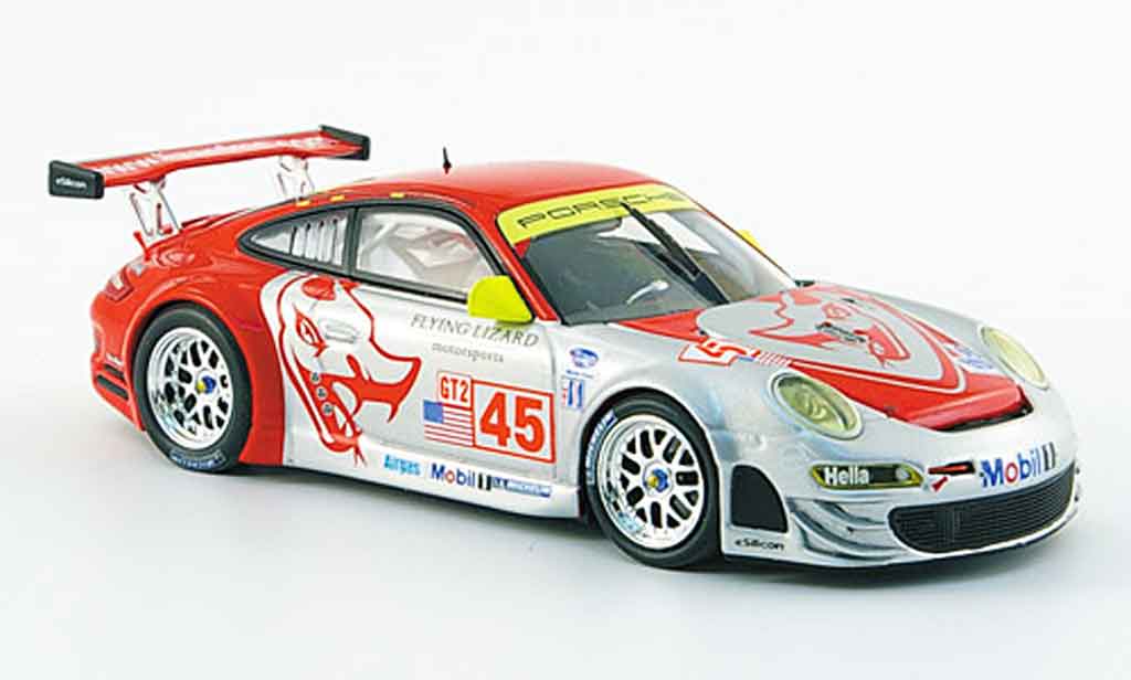 Porsche 997 GT3 RSR 1/43 Minichamps GT3 RSR 2008 Team Flying Lizard Le Mans modellino in miniatura