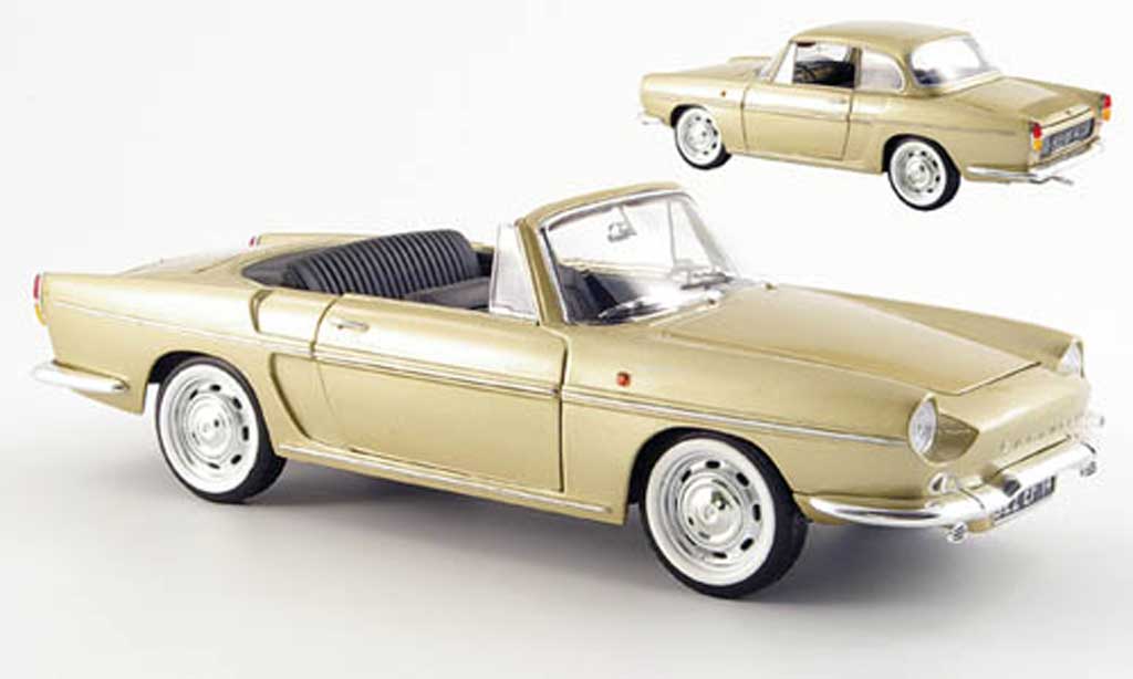 Renault Caravelle 1/18 Norev olivmarronee 1958 modellino in miniatura