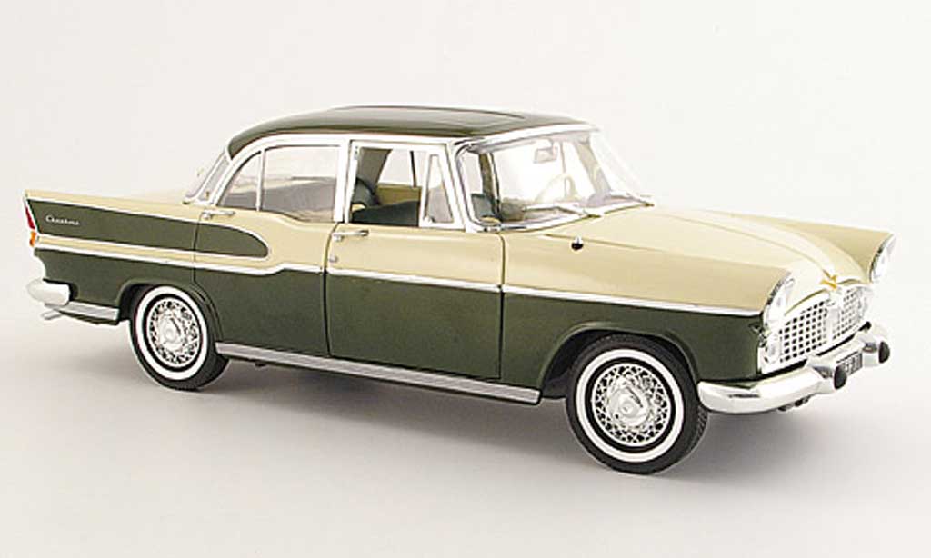 Simca Chambord 1/18 Norev grun beige 1958 modellino in miniatura