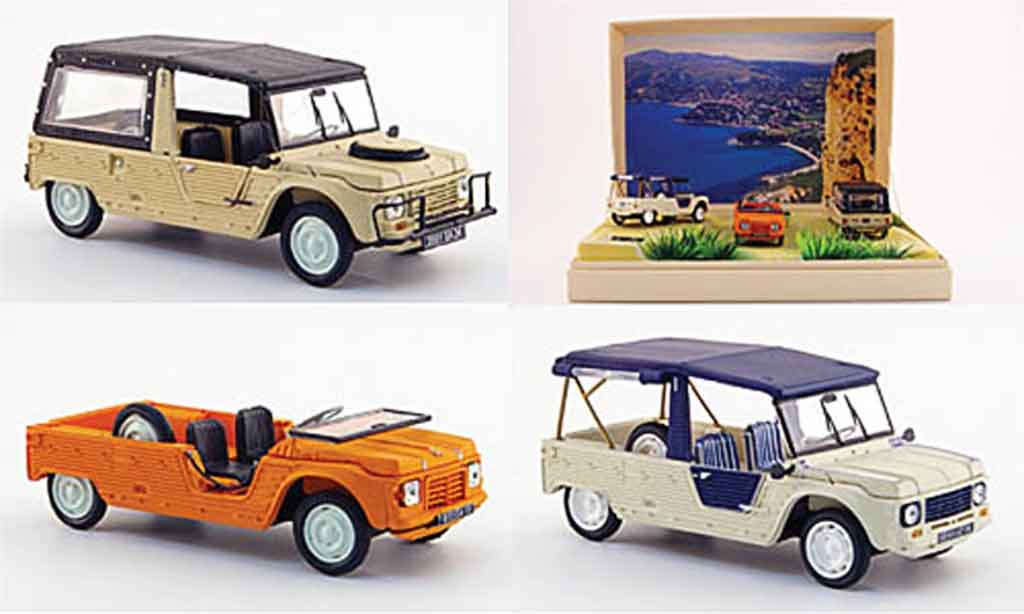 Citroen Mehari 1/43 Norev 3er set 40 jahre modellino in miniatura