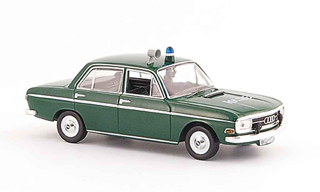 Audi 72 1/43 Norev police Deutschland 1965 modellino in miniatura