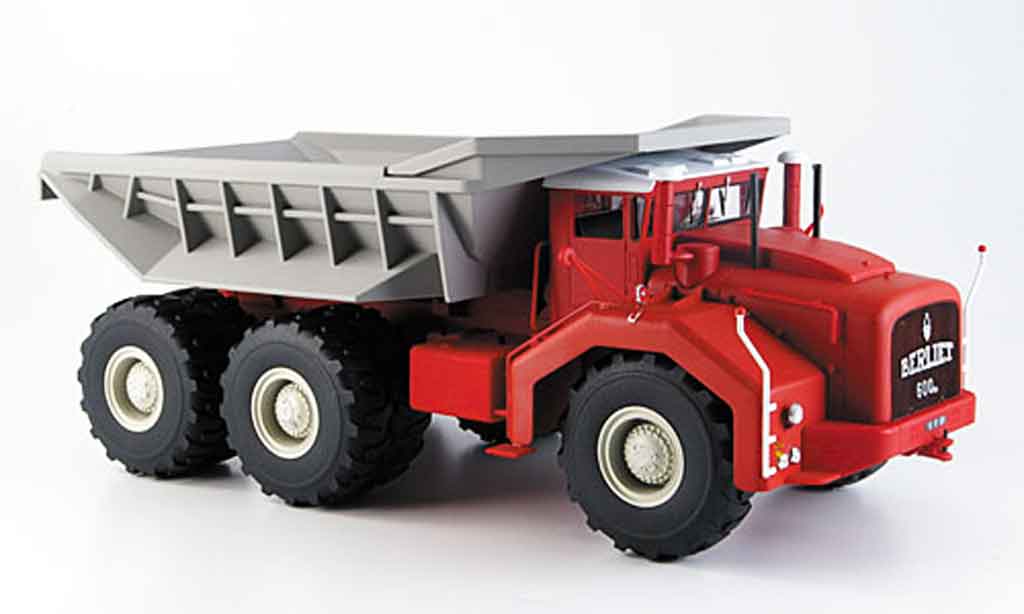 Berliet T100 1/43 Norev rosso Muldenkipper 1959 modellino in miniatura