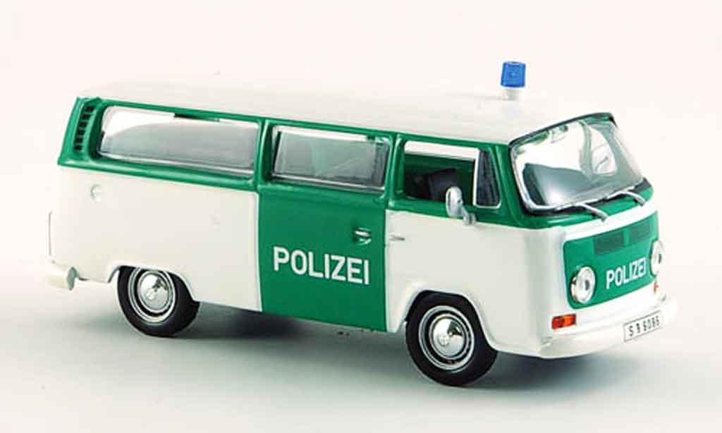 Volkswagen Combi 1/43 WhiteBox t2 bulli police fensterbus modellino in miniatura
