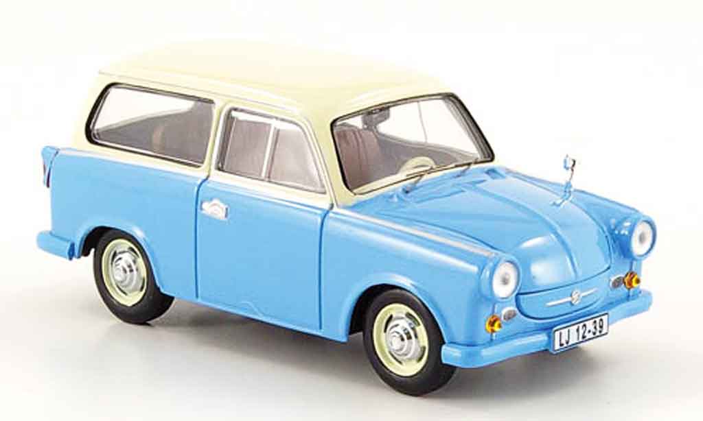 Trabant P50 1/43 IST Models P 50 Kombi blu beige 1959 modellino in miniatura