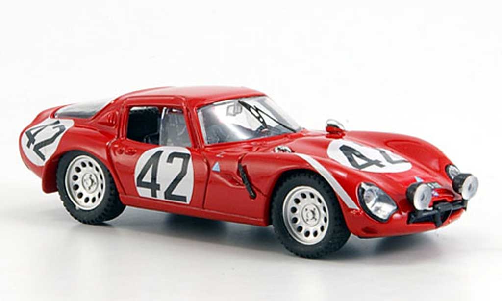 Alfa Romeo TZ2 1/43 Best Le Mans Zuccoli 1965 modellino in miniatura