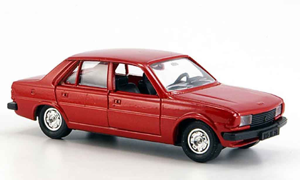 Peugeot 305 1/43 Solido rosso modellino in miniatura