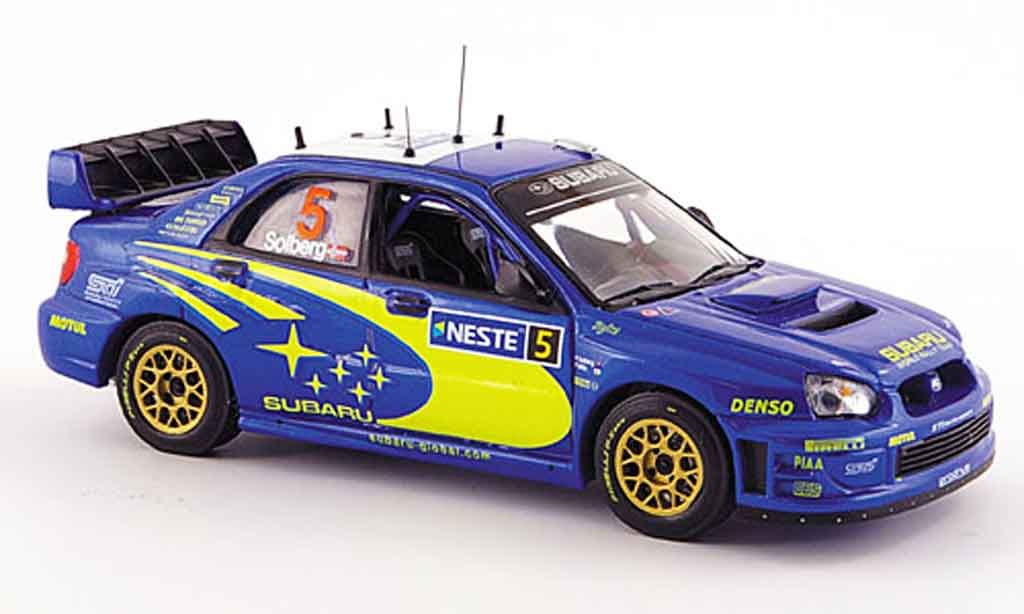 Subaru Impreza WRC 1/43 IXO WRC no.5 rallye finlande 2005 modellino in miniatura
