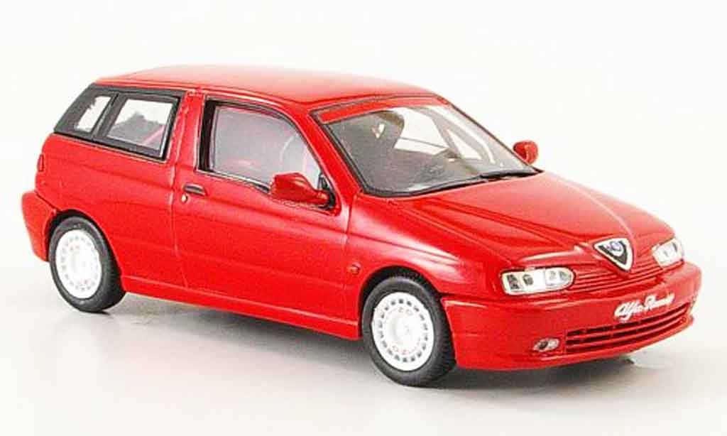 Alfa Romeo 145 1/43 Pego presentation bianco 1997 modellino in miniatura