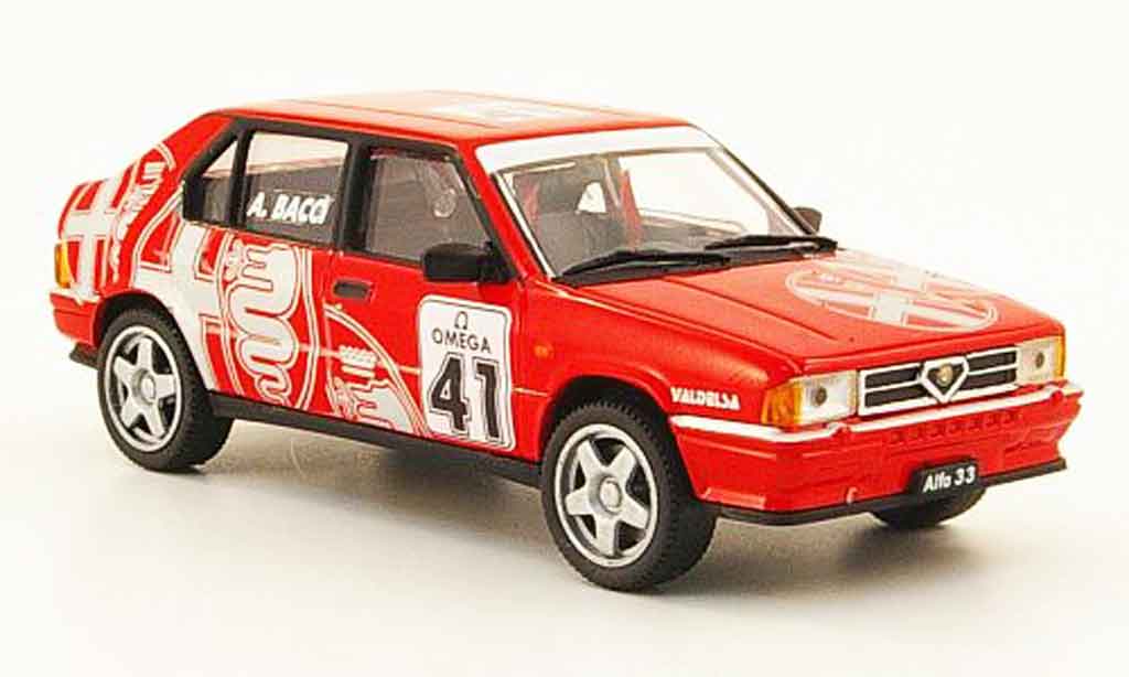 Alfa Romeo 33 1/43 Pego no.41 a.bacci c.i.v.t. 1995 modellino in miniatura