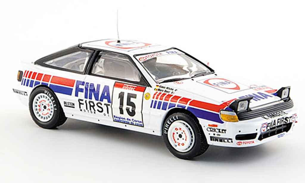 Toyota Celica GT4 1/43 IXO GT4 no.15 duez wicha korsika rallye 1991 modellino in miniatura