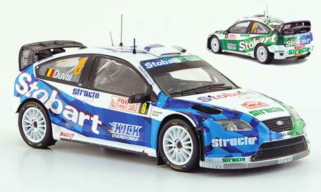 Ford Focus RS WRC 1/43 IXO RS WRC 07 No.8 Structo Rally Monte Carlo 2008 modellino in miniatura