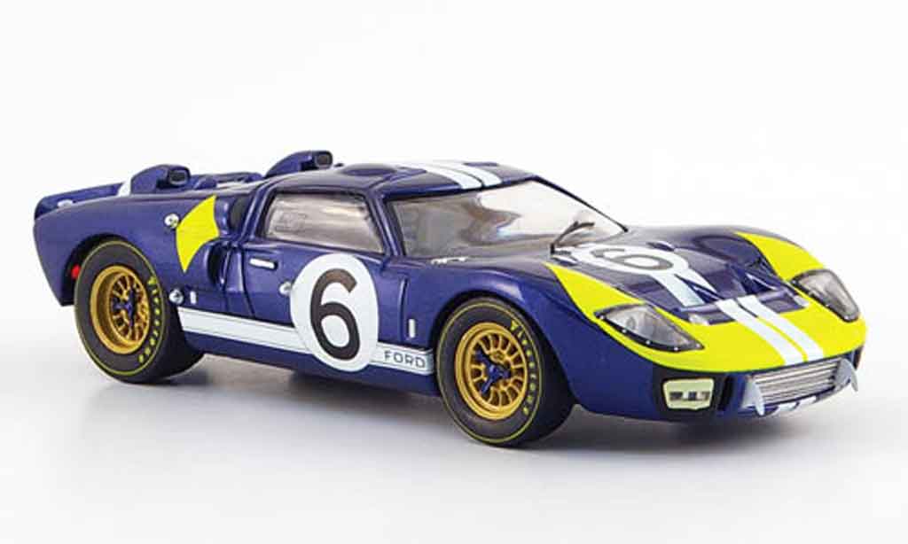Ford GT40 1/43 IXO GT 40 MK II No.6 Andretti Bianchi 24h Le Mans 1966 modellino in miniatura