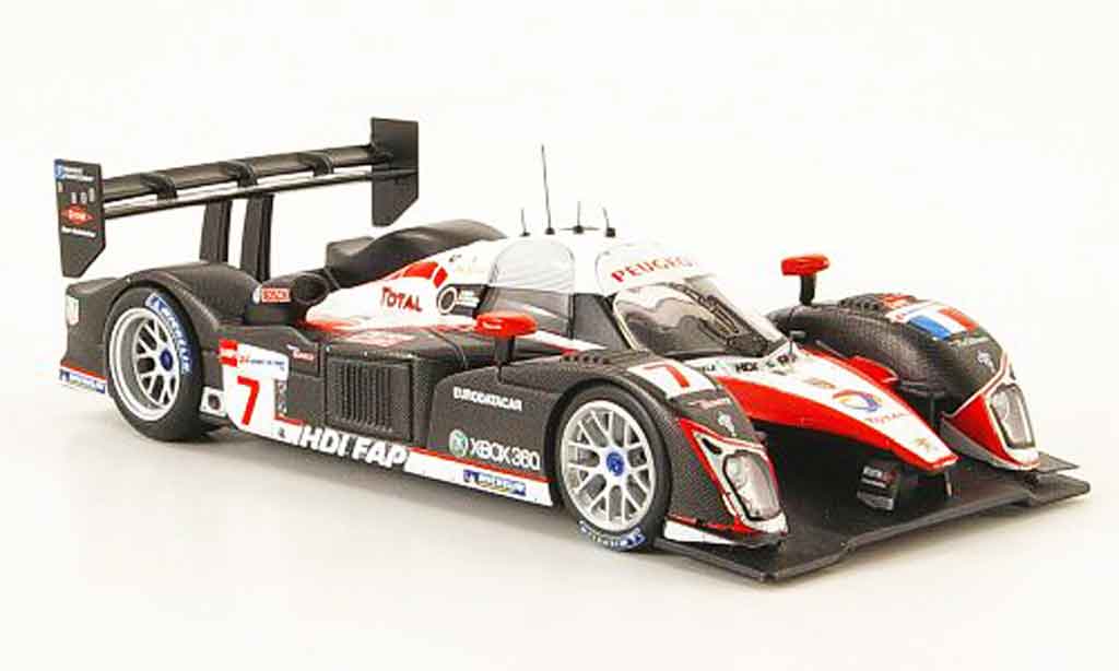 Peugeot 908 2008 1/43 IXO 2008 hdi fap no.7 total 24h le mans 2008 modellino in miniatura