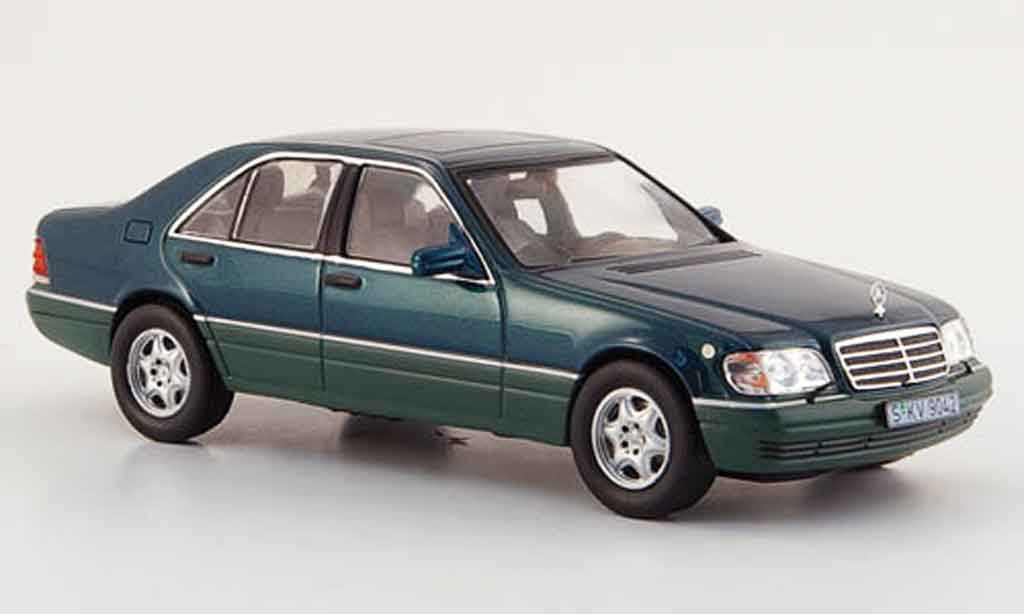 Mercedes Classe S 1/43 IXO S 500 (W 140) grun 1994 modellino in miniatura