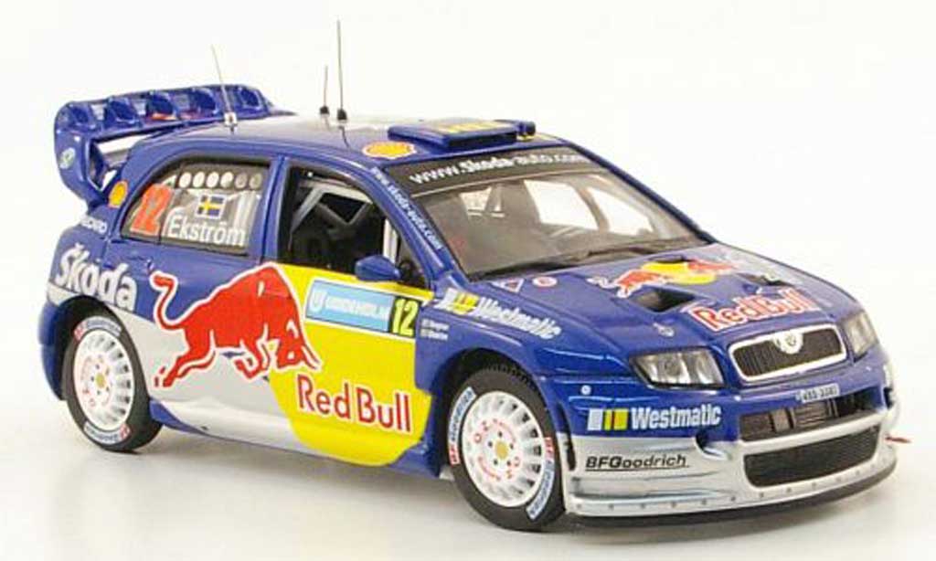 Skoda Fabia WRC 1/43 IXO WRC No.12 Rally Schweden 2006 modellino in miniatura