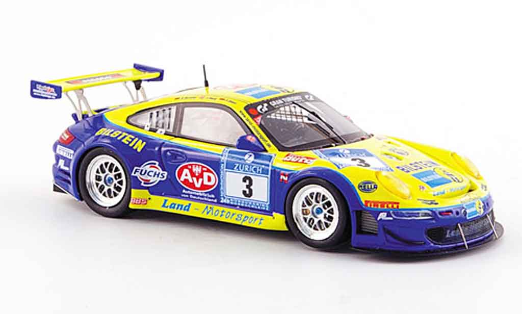 Porsche 996 GT3 RSR 1/43 Minichamps GT3 RSR Team Land 24 Std. Nurburgring modellino in miniatura