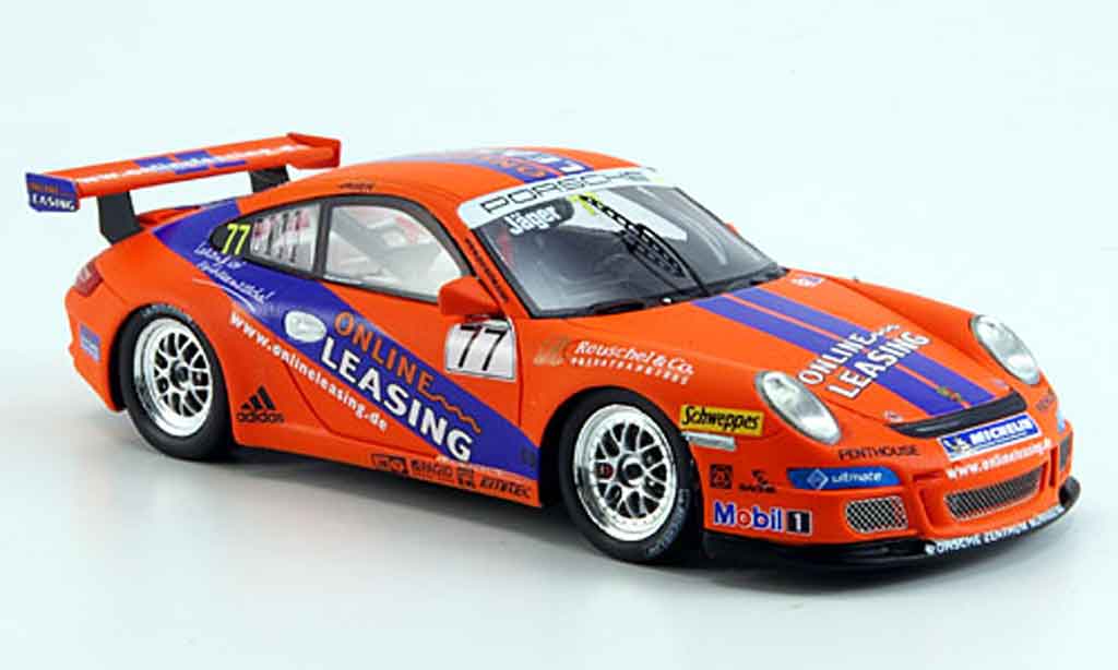 Porsche 997 GT3 CUP 1/43 Spark GT3 Cup 2008 No.77 Online Leasing Carrera Cup modellino in miniatura