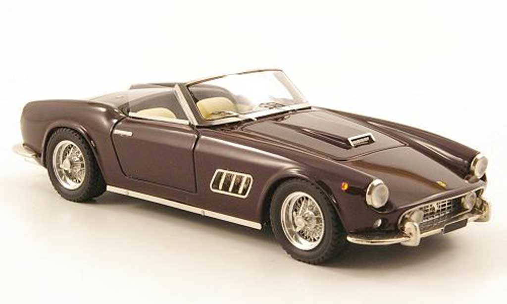 Ferrari 250 GT California 1/43 Look Smart GT California LWB Spider marronee modellino in miniatura