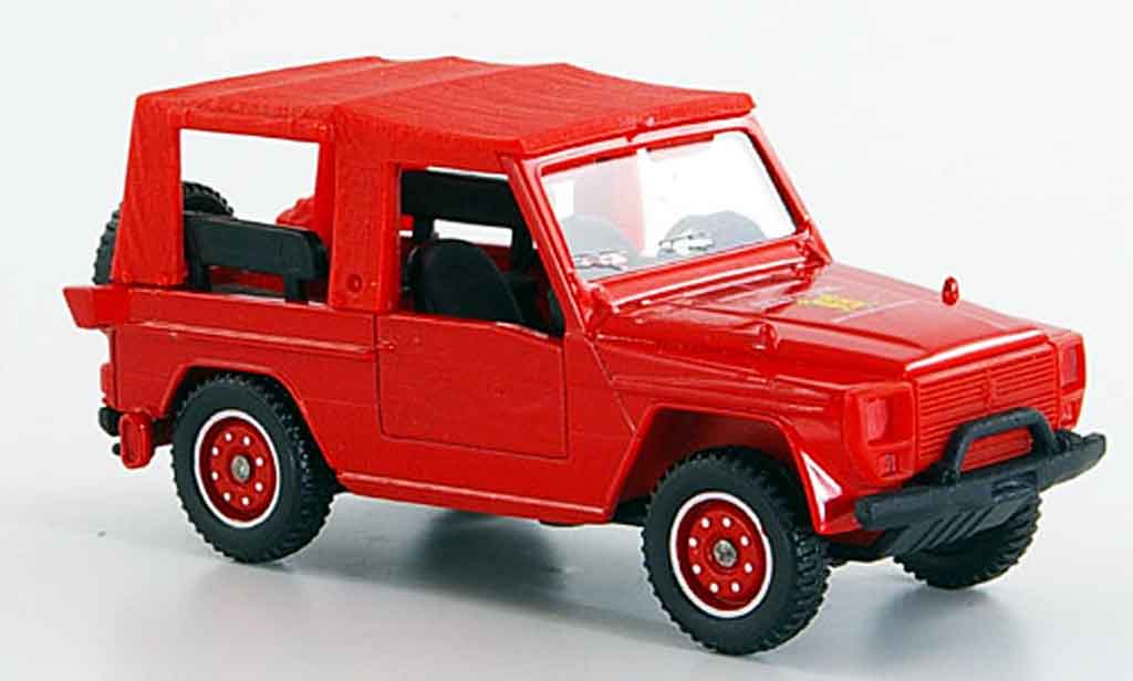 Peugeot P4 1/43 Solido gelandewagen pompier 1981 modellino in miniatura
