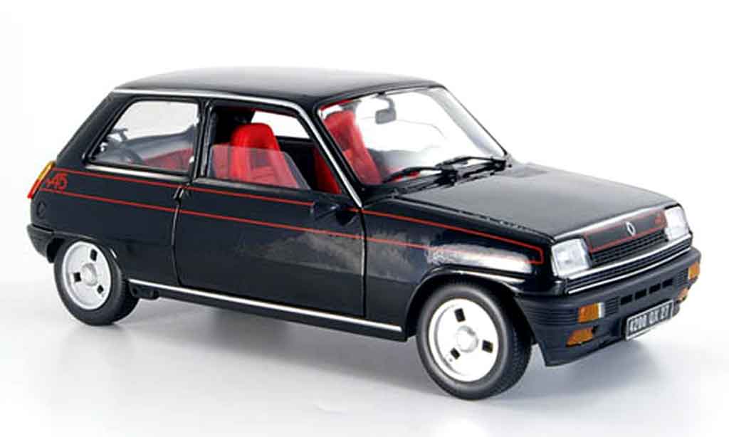 Renault 5 Alpine 1/18 Solido Alpine nero 1977 modellino in miniatura