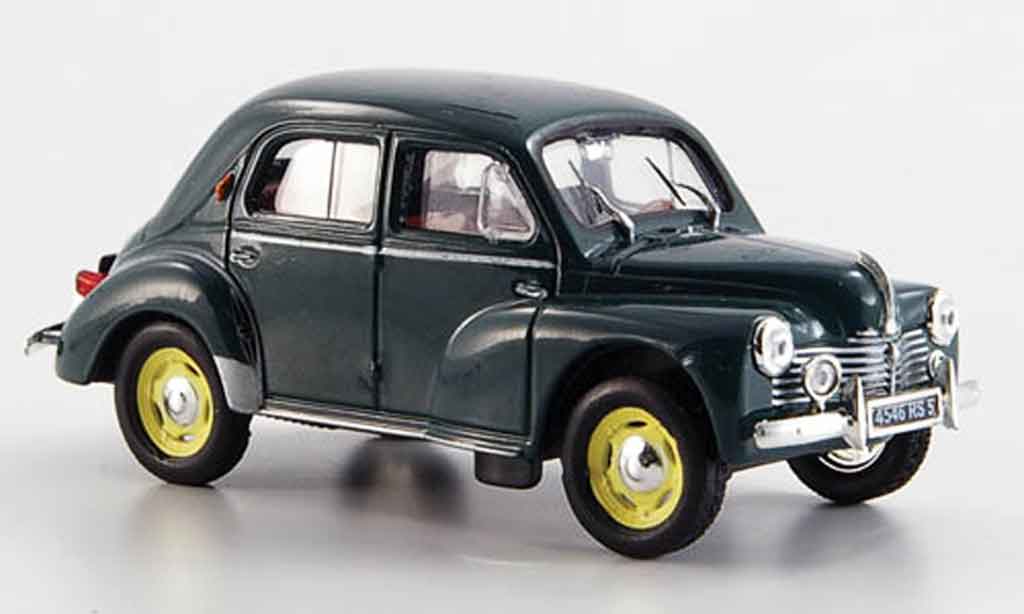Renault 4CV 1/43 Eligor grand luxe grun 1950 modellino in miniatura
