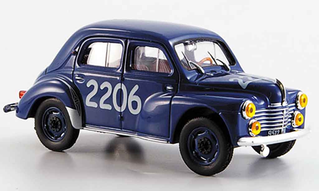 Renault 4CV 1/43 Eligor no.2206 mille miglia 1954 modellino in miniatura