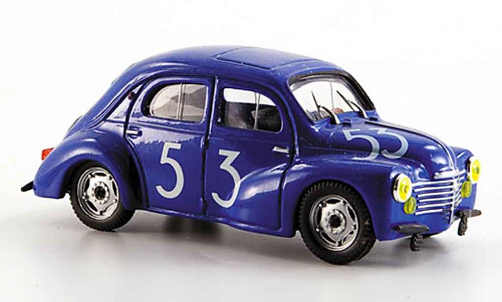 Renault 4CV 1/43 Eligor bol dor no. 53 1952 modellino in miniatura