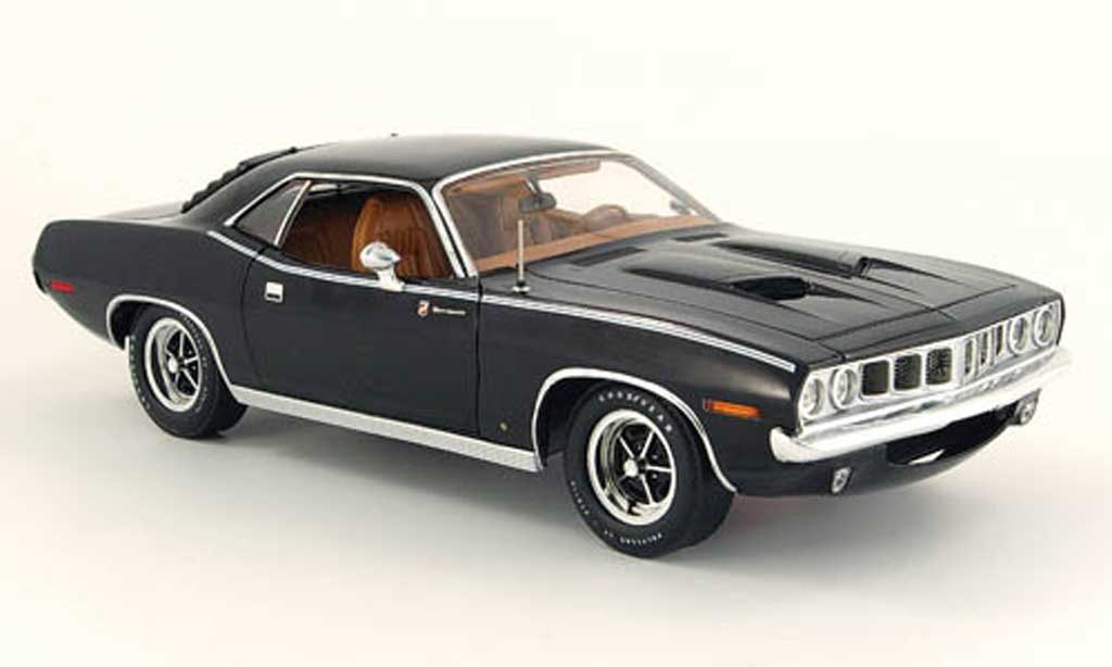 Plymouth Gran Barracuda 1/18 Highway 61 nero 1971 modellino in miniatura