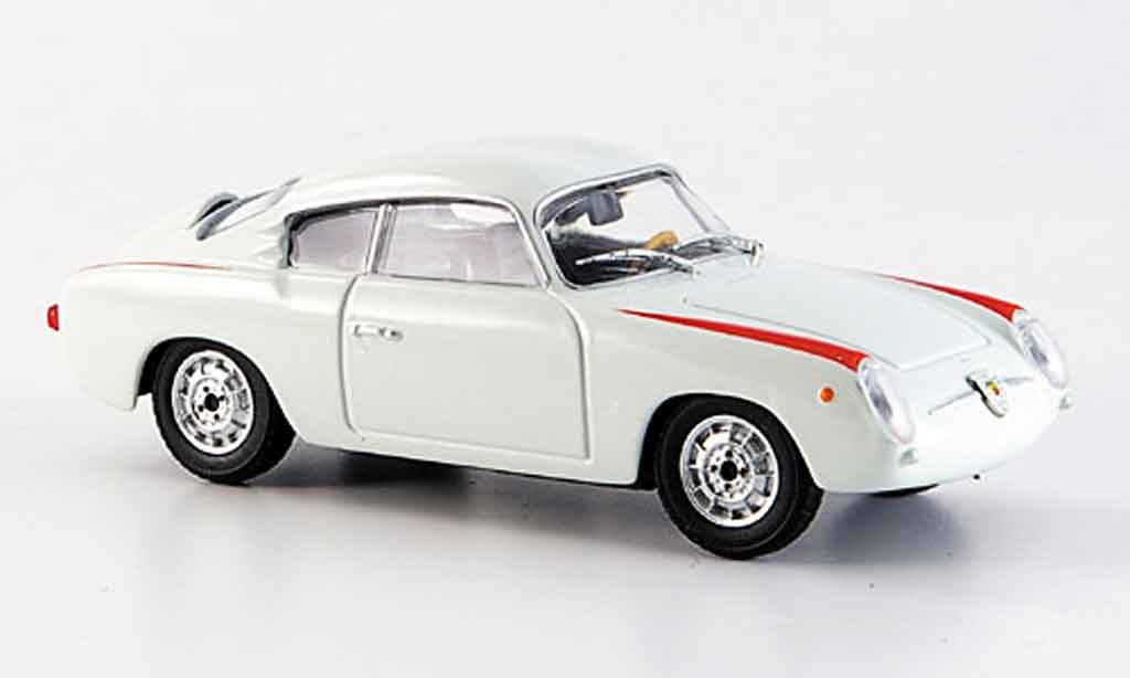Fiat 750 1/43 Starline Abarth bianco 1956 modellino in miniatura