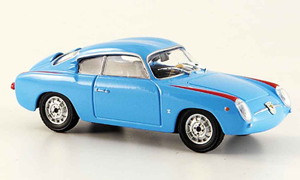 Fiat 750 1/43 Starline Abarth blu 1956 modellino in miniatura