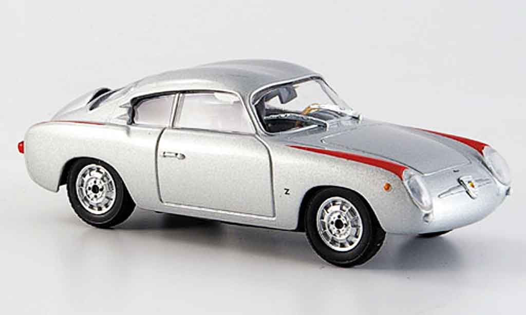 Fiat 750 1/43 Starline Abarth grigio metallisee 1956 modellino in miniatura