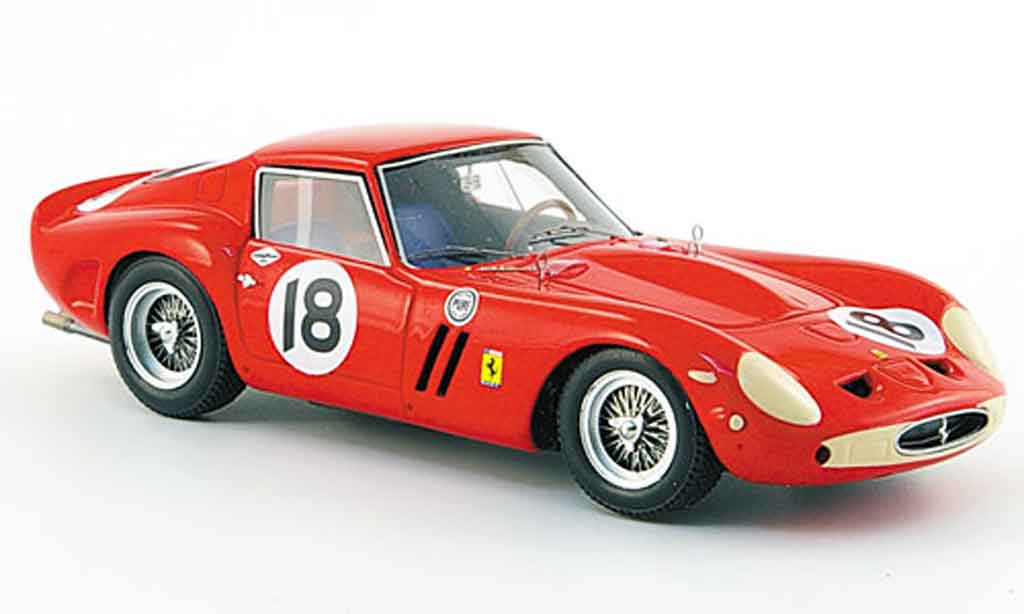 Ferrari 250 GTO 1963 1/43 Red Line GTO 1963 no.18 siger daytona continental modellino in miniatura