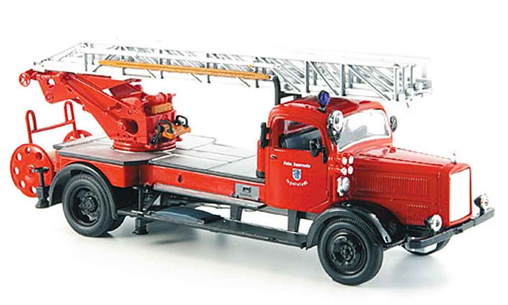 Mercedes L4500 1/43 Yat Ming F pompier 1944 modellino in miniatura