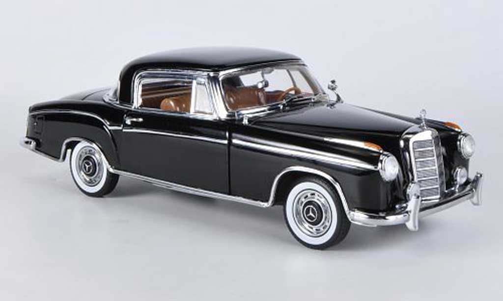 Mercedes 220 1/18 Sun Star SE Coupe nero 1958 modellino in miniatura