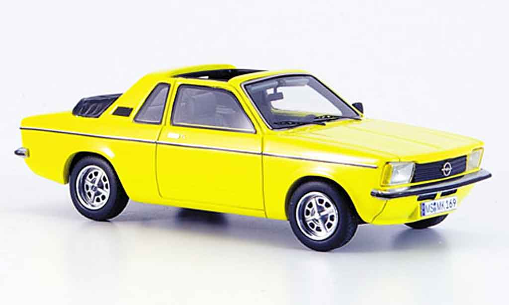 Opel Kadett C 1/43 Neo C aero giallo 1978 modellino in miniatura