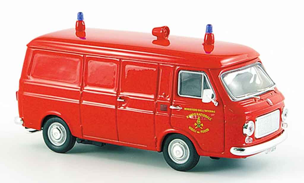 Fiat 238 1/43 Rio Kasten Vigili del fuoco pompier Italien 1976 modellino in miniatura