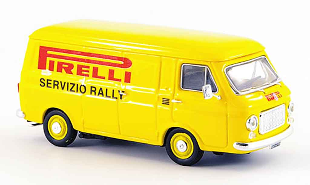 Fiat 238 1/43 Rio Pirelli Rennservice 1971 modellino in miniatura