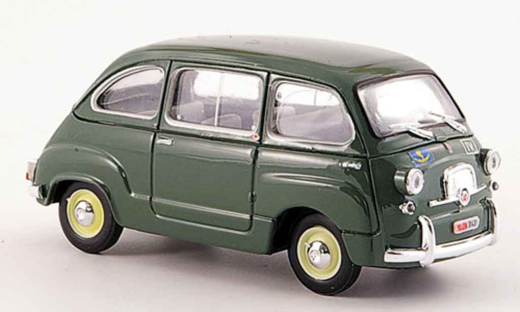 Fiat 600 1/43 Brumm D Multipla Polizia Stradale police 1960 modellino in miniatura