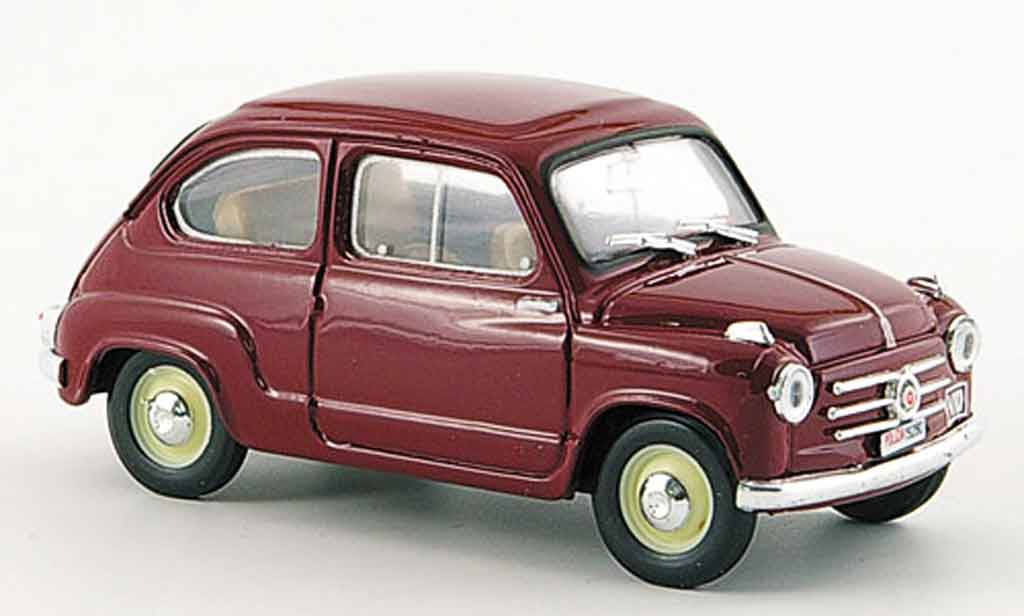 Fiat 600 1/43 Brumm Polizia Stradale police 1955 modellino in miniatura
