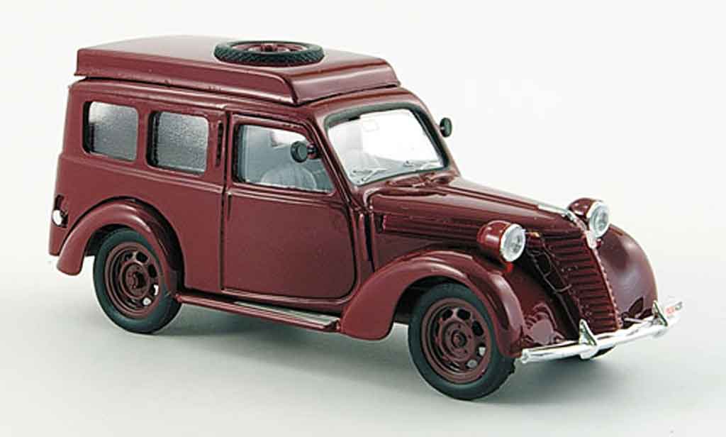 Fiat 1100 1950 1/43 Brumm 1950 Furgone Polizia Stradale police modellino in miniatura